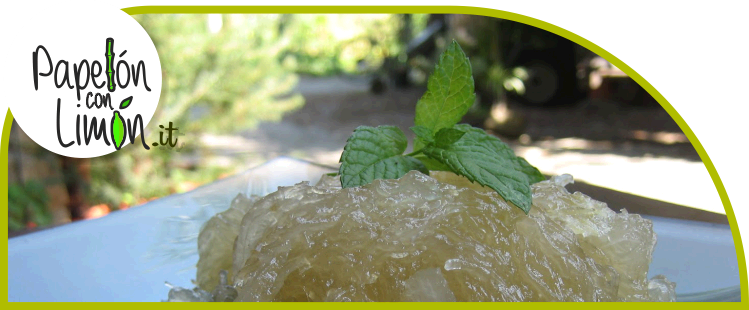 Dulce de Cabello de Ángel con Piña